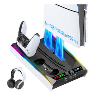 Soporte De Cargador Cooler Controller Para Ps5/ps5 Slim/pro Soporte De Cargador Cooler Controller Para Ps5/ps5 Slim/pro