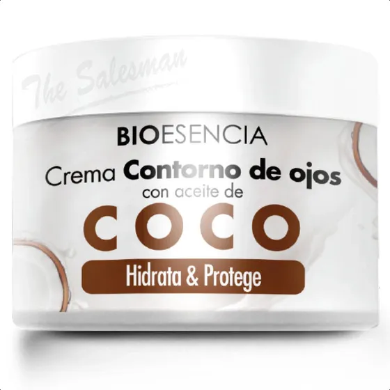 Crema Para Contorno De Ojos Con Aceite De Coco Y Vitaminas