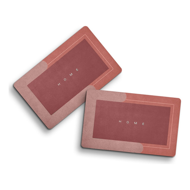 Kit 2 Tapete Mágico Ultra Absorvente Para Banheiro