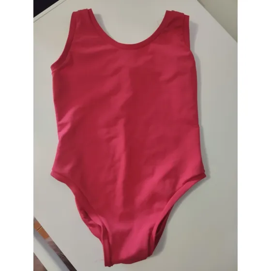Body Rojo Niña Licra