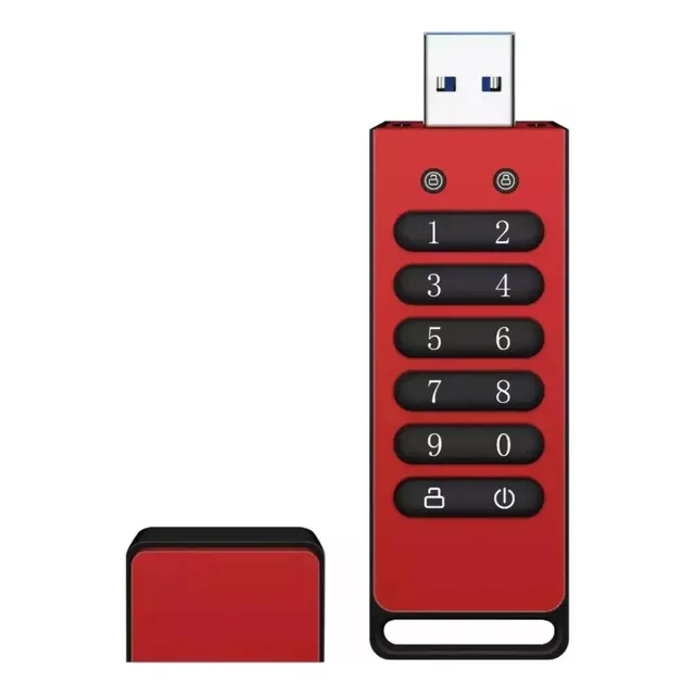 Unidad Flash Usb Cifrada Encriptada Clave 128gb Pendrive Pen