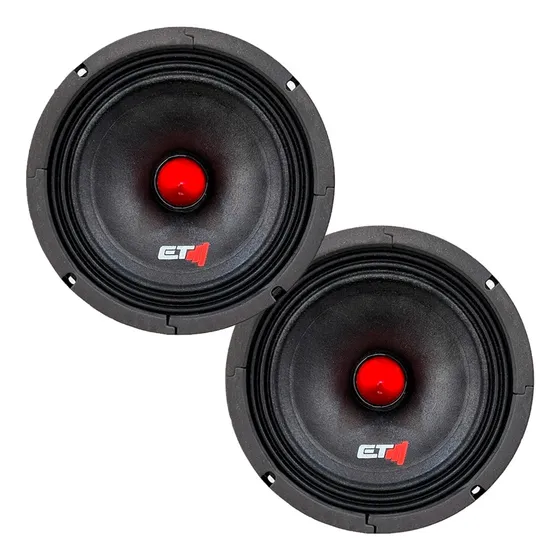Par De Auto Falante Etm 6 Pol 125w 4 Ohms Mg Medio Grave Voz