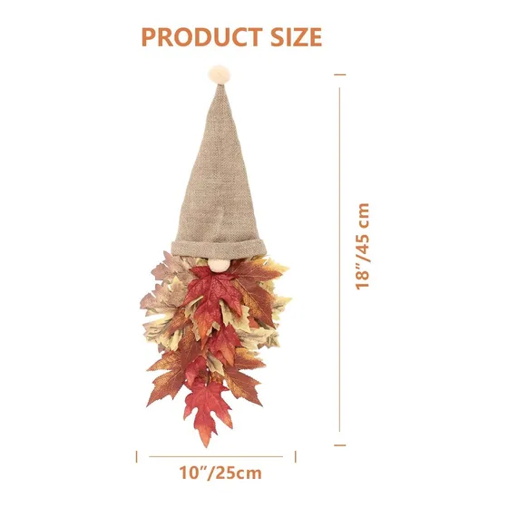 Sy Super Band Decoracion Otoño 18 Gnomo Arce Artificial