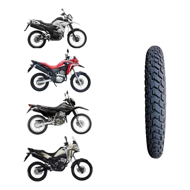 Pneu Xtz 125 Xre 300 90/90-21 Dianteiro + Brlnde (redinha)