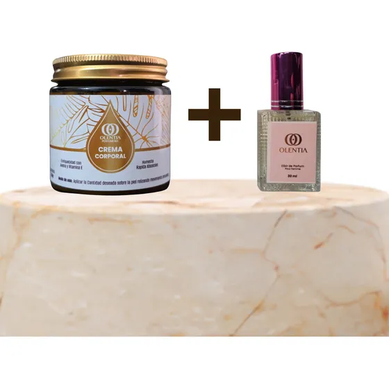 Set Perfume En Aceite + Crema Perfumada Dama