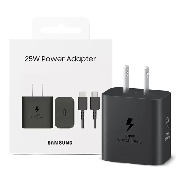 Cargador Samsung 25w Carga Ultra Rápida Con Cable Tipo C