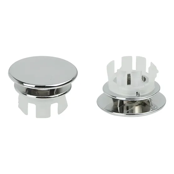 Rebose Para Lavamanos De Baño Tapa De Agujero Cromado