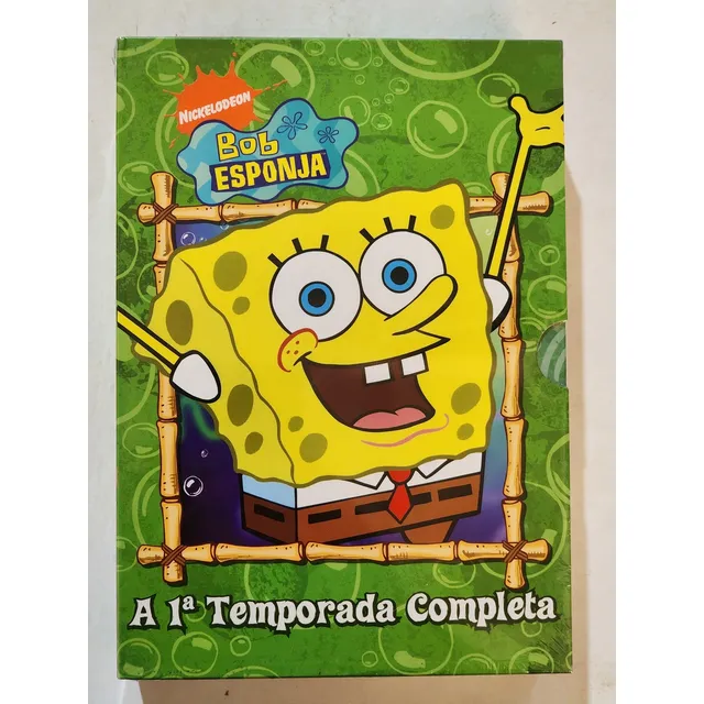 Box Bob Esponja 1 Temp.completa 3 Discos Original Lacrado