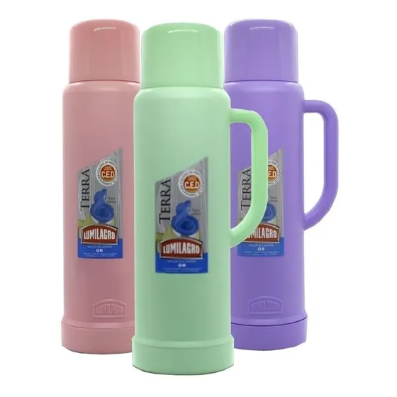 Termo Lumilagro Terra 1 Lt Color Pastel Pettish Online Cg