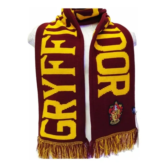 Bufanda Oficial Harry Potter Gryffindor Inscripcion Original