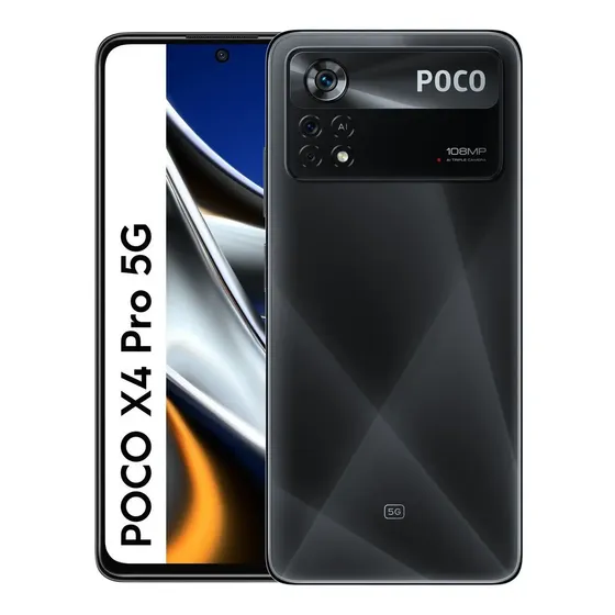 Xiaomi Pocophone Poco X4 Pro 5G (108 Mpx) Dual SIM 128 GB laser black 6 GB RAM | MercadoLibre