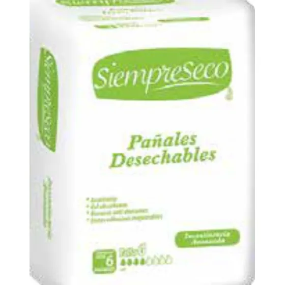 Pañal Para Adulto Siempre Seco Talla G Talla M