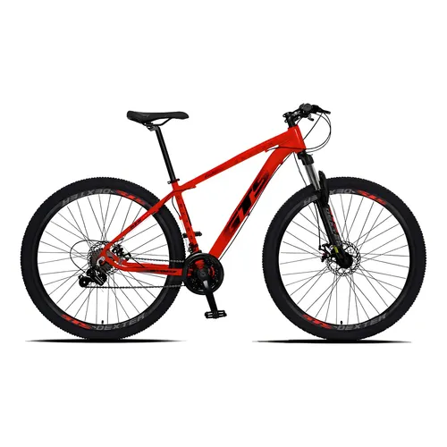 Bicicleta Ksw Xlt 100 21v Shimano Cor Laranja Com Branco Com Preto