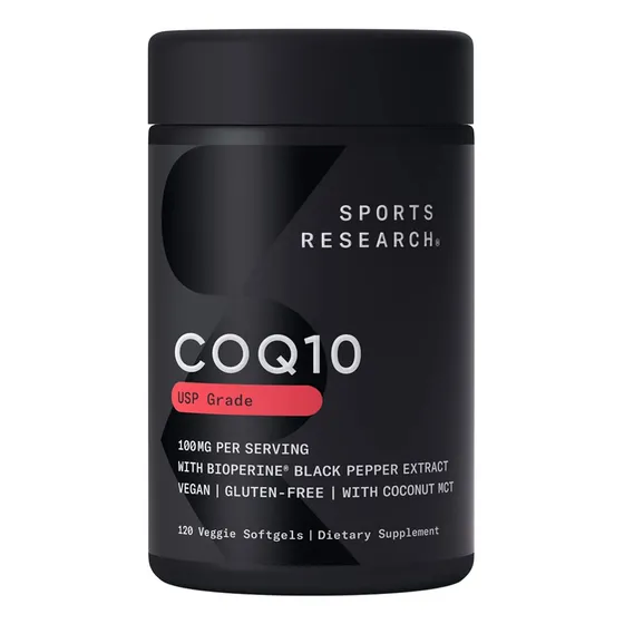 Suplemento Sports Research Coq10 100 Mg Con Aceite De Coco 1