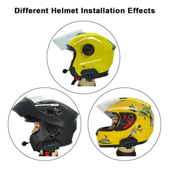Bluetooth Casco De Motocicleta Auriculares Inalámbricos Moto