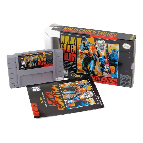 Ninja Gaiden Trilogy Super Nintendo Snes Completo