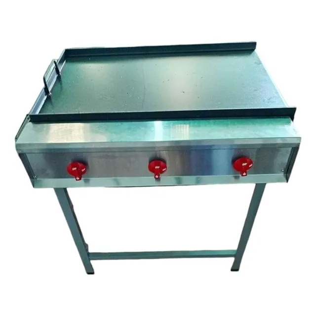 Plancha Industrial De 80x50 Nueva En Acero Inoxidable