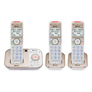 Teléfonos Fijos At&t Con Contestador Automático Dect 6.0 3 M Teléfonos Fijos At&t Con Contestador Automático Dect 6.0 3 M