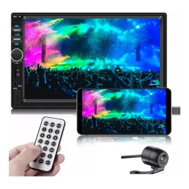 Central Multimedia 2 Din Con Cámara 