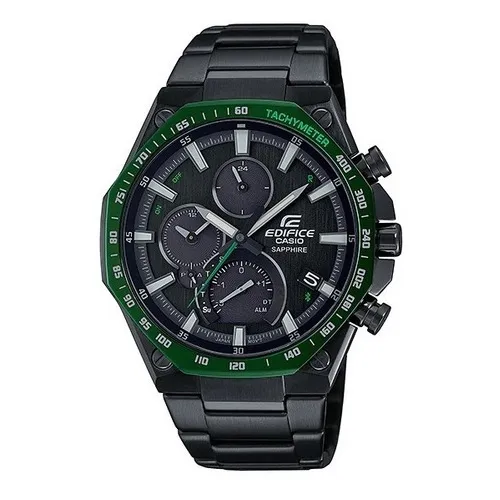Reloj Casio Edifice Eqb-1100xdc-1a Negro Zafiro Bluetooth