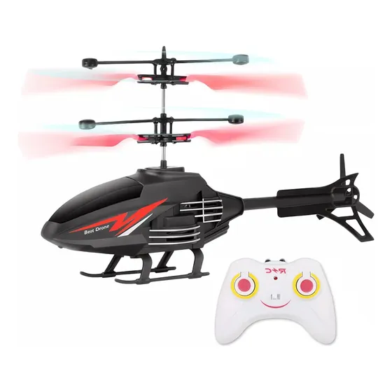 Helicóptero Volador A Control Remoto Recargable Para Niños