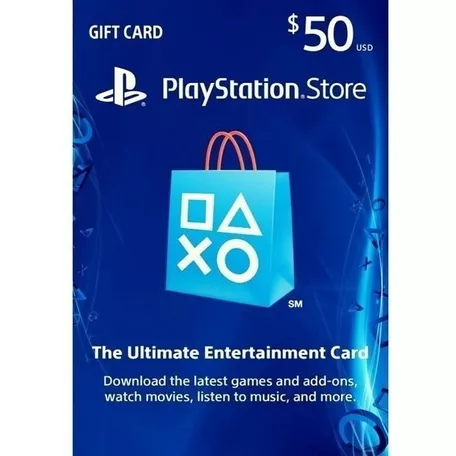 Playstation Network Gift Card $50 Dólares Psn Estados Unidos