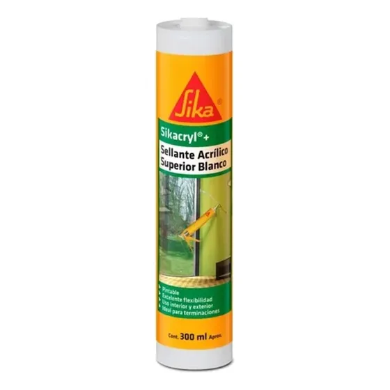 Sellador Acrilico Blanco 300ml Sikacryl Sika