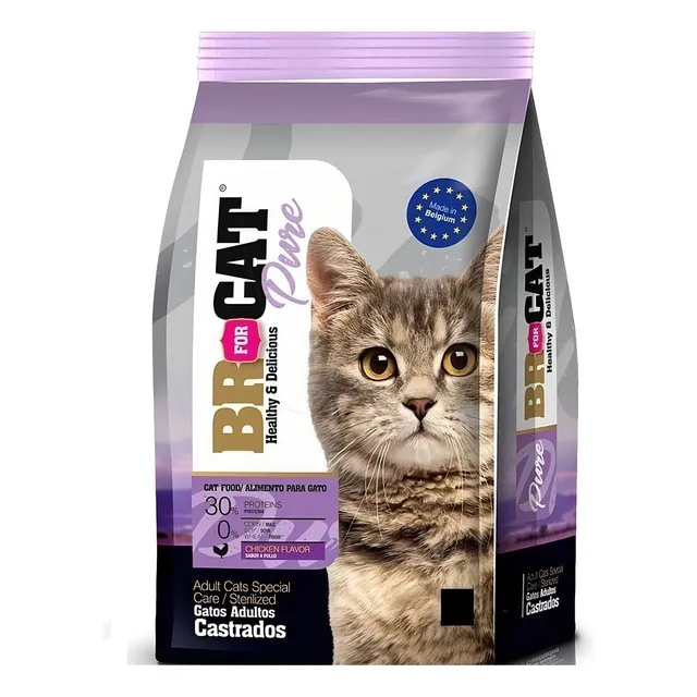 Alimento BR for Cat Castrados para gato adulto sabor mix de 10 kg