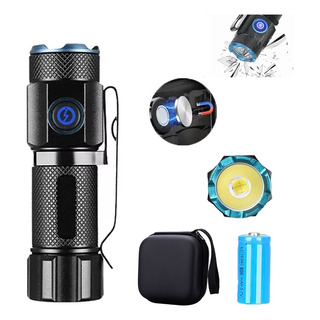 Potente Linterna P50 Con Carga Usb, Clip Para Bolígrafo Potente Linterna P50 Con Carga Usb, Clip Para Bolígrafo