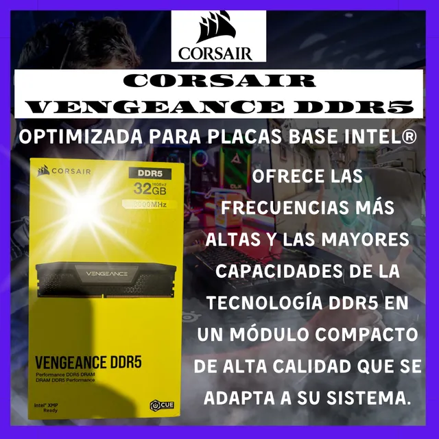 Gamer, Corsair, Memoria Vengeance, Computadora De Escritorio