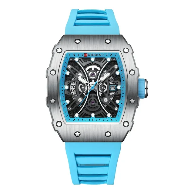 Reloj Deportivo Original Curren 8438 Pulsera De Silicona