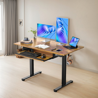 Escritorio De Pie Ajustable 48x24 Con Bandeja Para Teclado Escritorio De Pie Ajustable 48x24 Con Bandeja Para Teclado