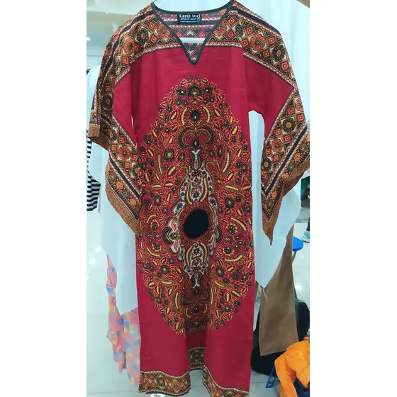 Vestido Largo Tipo Indú Estampado Talla S O M