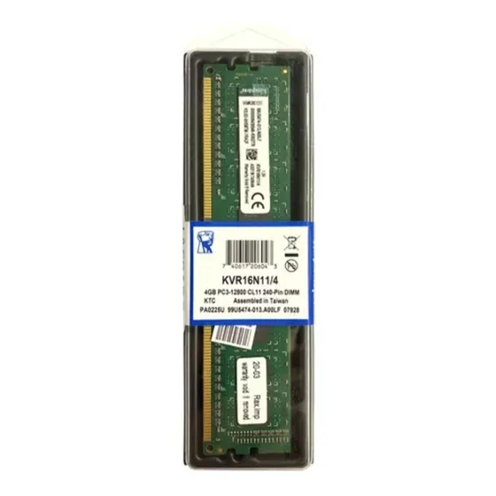 Memoria Ram Ddr3 4gb 1600mhz Para Pc Escritorio Kingston