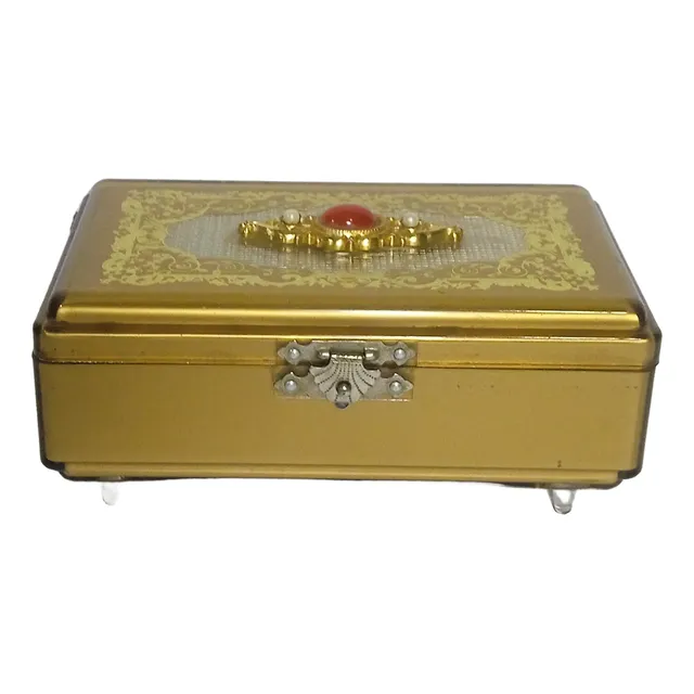 Joyero Musical Dorado Vintage 