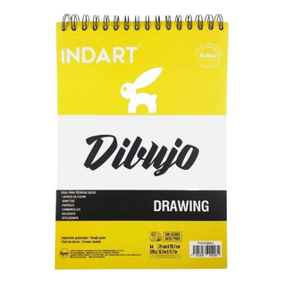 Block De Dibujo Indart Drawing A4 21x29.7cm 60 Hojas Block De Dibujo Indart Drawing A4 21x29.7cm 60 Hojas