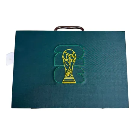Maleta Organizadora Album Capa Dura Figurinhas Copa Mundo 26