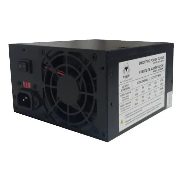 Fuente De Poder Atx 600w 20+4 Pines 24 Sata Pc Desktop Compu