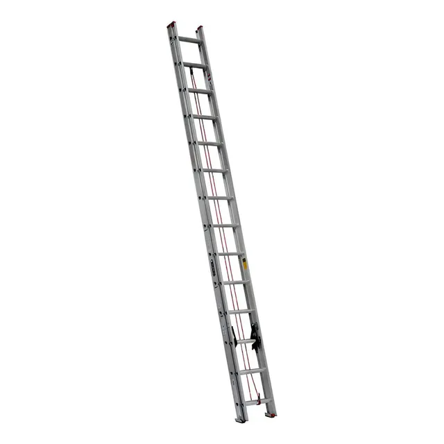 Escalera De Extensión Aluminio 7.63 M Cuprum 494-28n Color Plateado