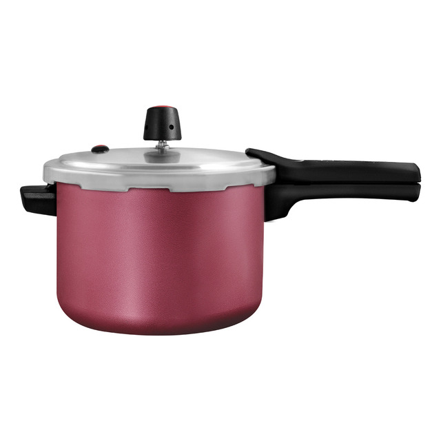 Panela De Pressão Panelux 4.5l Fechamento Externo Cor Cereja Panela De Pressão Panelux 4.5l Fechamento Externo Cor Cereja