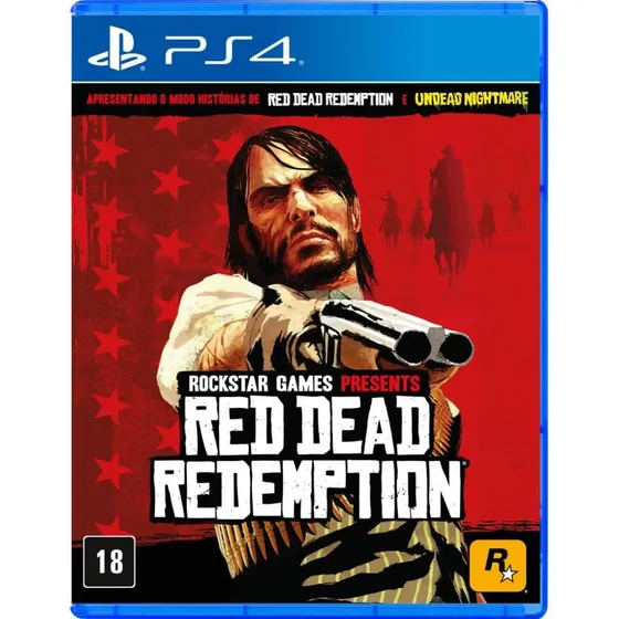 Jogo Ps4 Red Dead Redemption Mídia Física E