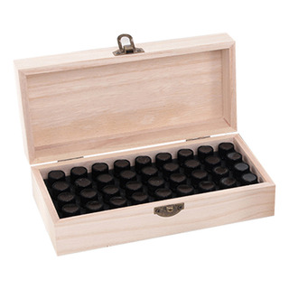 G Caja De Aceite Esencial De Madera Con 36 Ranuras Para G Caja De Aceite Esencial De Madera Con 36 Ranuras Para