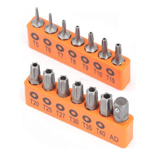 Puntas Torx Adaptador Para Taladro Herramientas S2,t5-t40,14 Puntas Torx Adaptador Para Taladro Herramientas S2,t5-t40,14