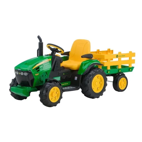 Peg Perego John Deere Ground Tractor Carro Eléctrico Niños