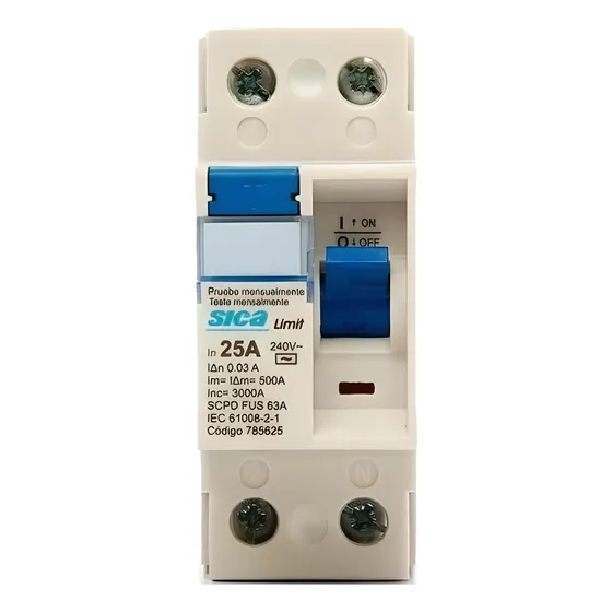Interruptor Diferencial Sica 785625 2x25amp