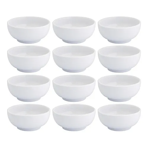 Triunfo Porcelanas 12 Taças 400mL Cor Branco