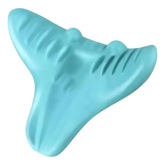 Almohada Cervical Masajeadora Color Cian