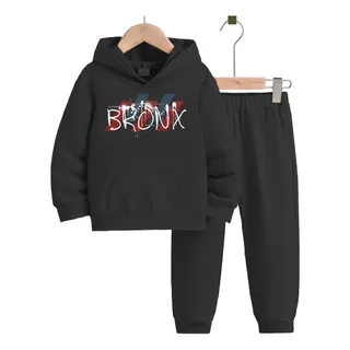 Conjunto Moletom Infantil Peluciado Estampado Bronks Conjunto Moletom Infantil Peluciado Estampado Bronks