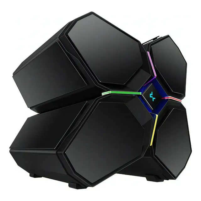 Case Deepcool Quadstellar Infinity, Vidrio Templado, Led