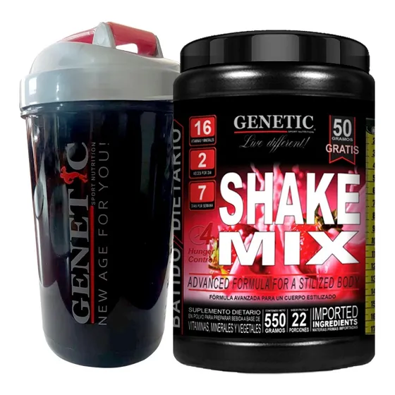 Batido Diet Reemplaza Comidas Control Peso Shake Mix Genetic